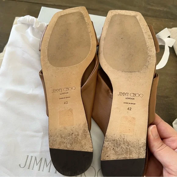 Jimmy Choo Narisa Leather Sandals - Picture 4 of 6